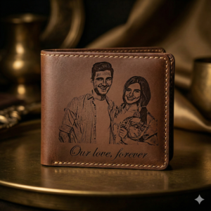 Premium Vegan Leather Wallet - Brown
