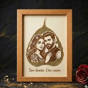 Signature Leaf Art with Premium Frame (5x7")